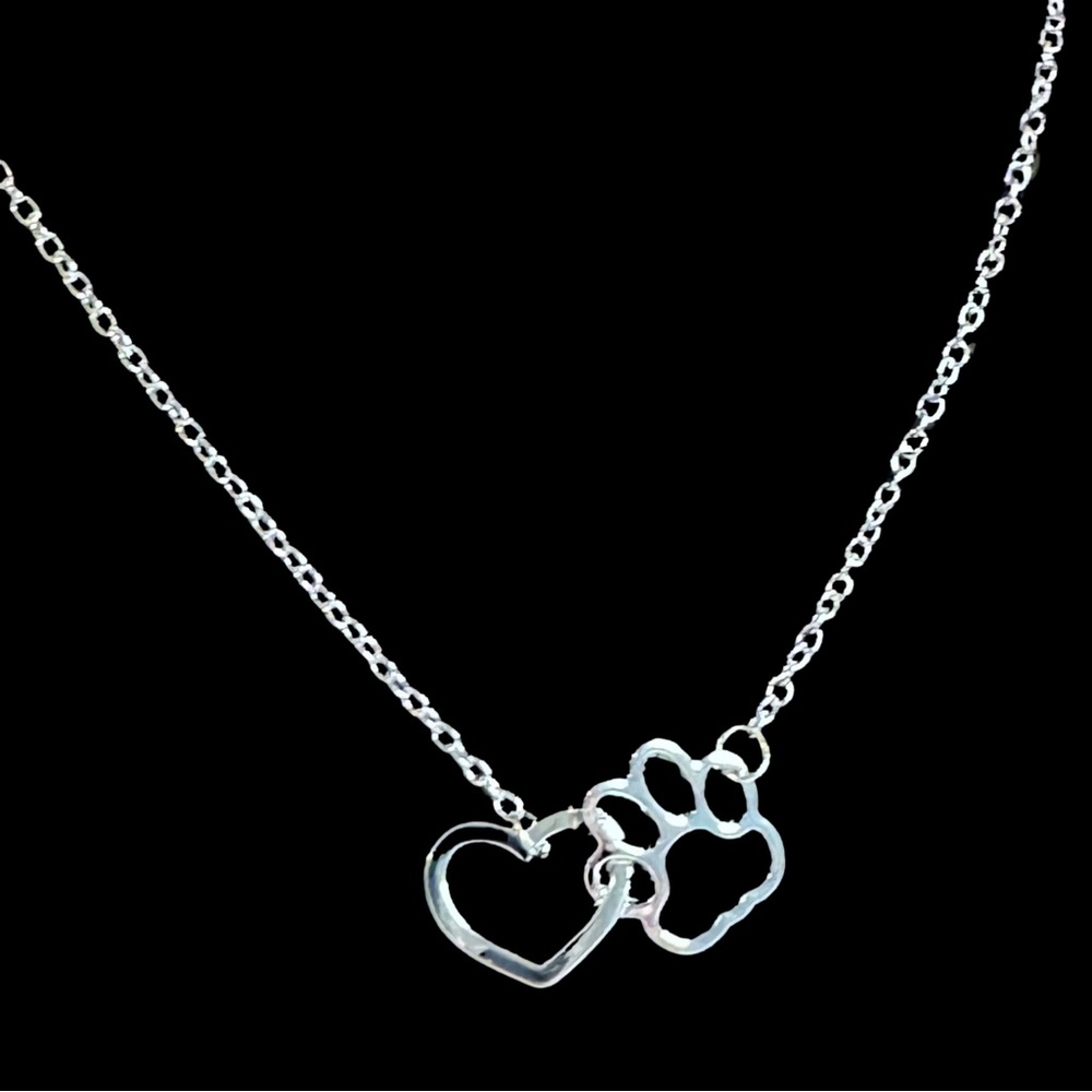 🆕 Silver Necklace Silver Pawfect